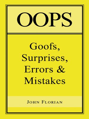 cover image of Oops